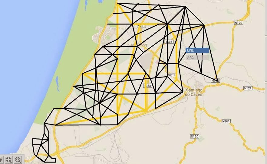 A planta de rede rodoviária na zona urbana de futura área metropolitana de Sines 1441235_724418440920461_460770925_n