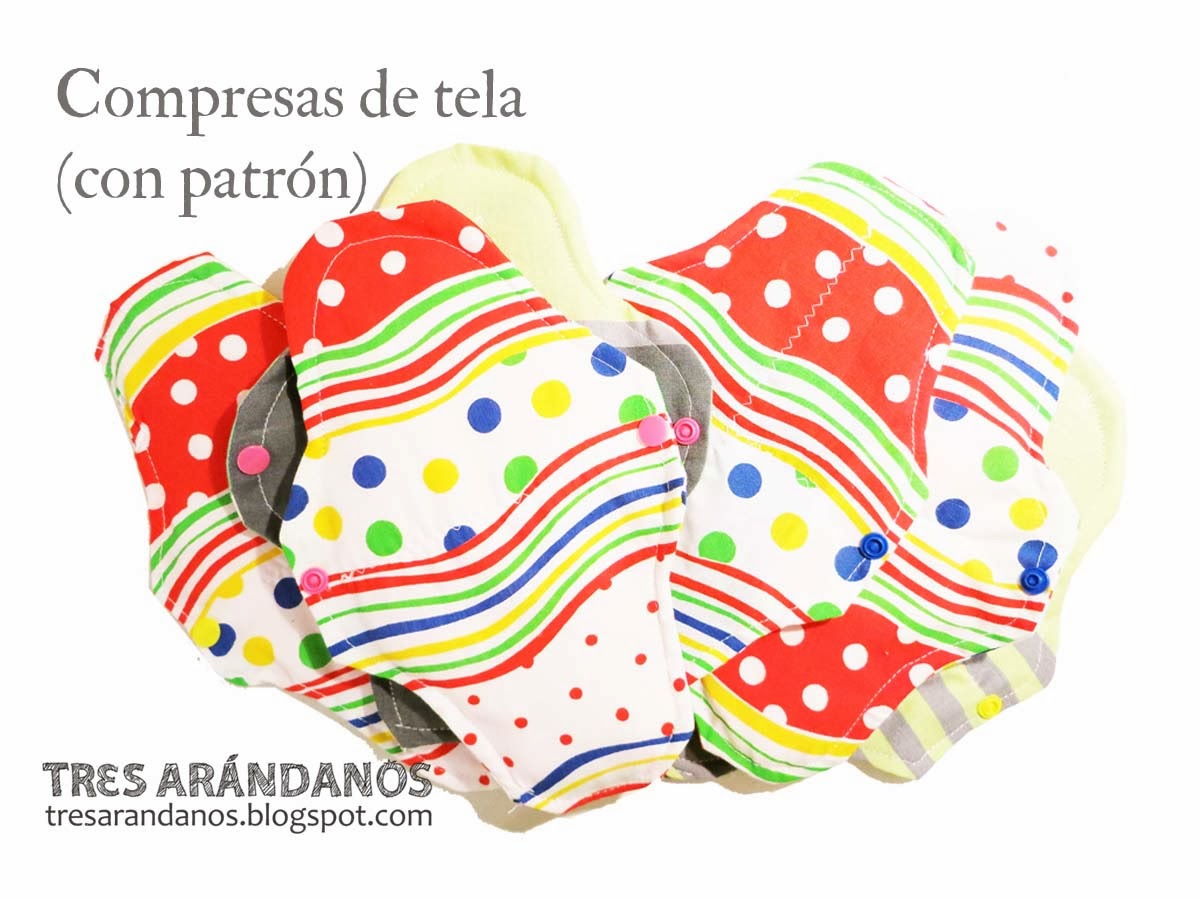 Compresas de tela con patrón Compresastela0