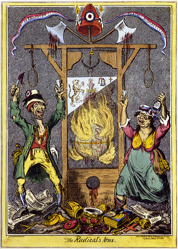 Guillotine in satire and caricature - Page 9 Edmund-burke-french-revolution-cartoon