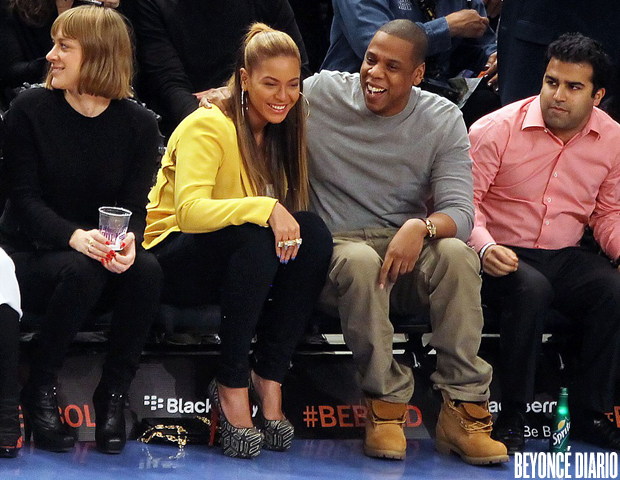 Beyoncé y Jay-Z en el Madison Square Garden. 2
