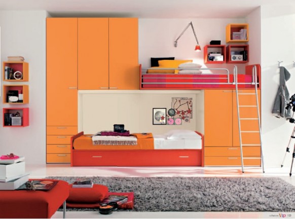 أحبڪْ } . . ڪِثرِ مآصُۆِتك يَخدرِنيٌ ۆ ِأدمَنته..!!! Orange-modern-Kids-Room-designs1