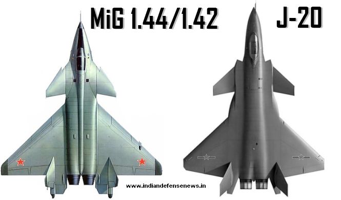 J 20, Jxx maniobras de combate pruebas a baja altura - Página 2 J-20_Stealth_Fighter_MiG_Comparison