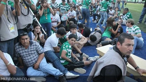 BALACERA EN VIVO DURANTE UN PARTIDO DE FUTBOL EN EL NORTE DE MEXICO Image_1