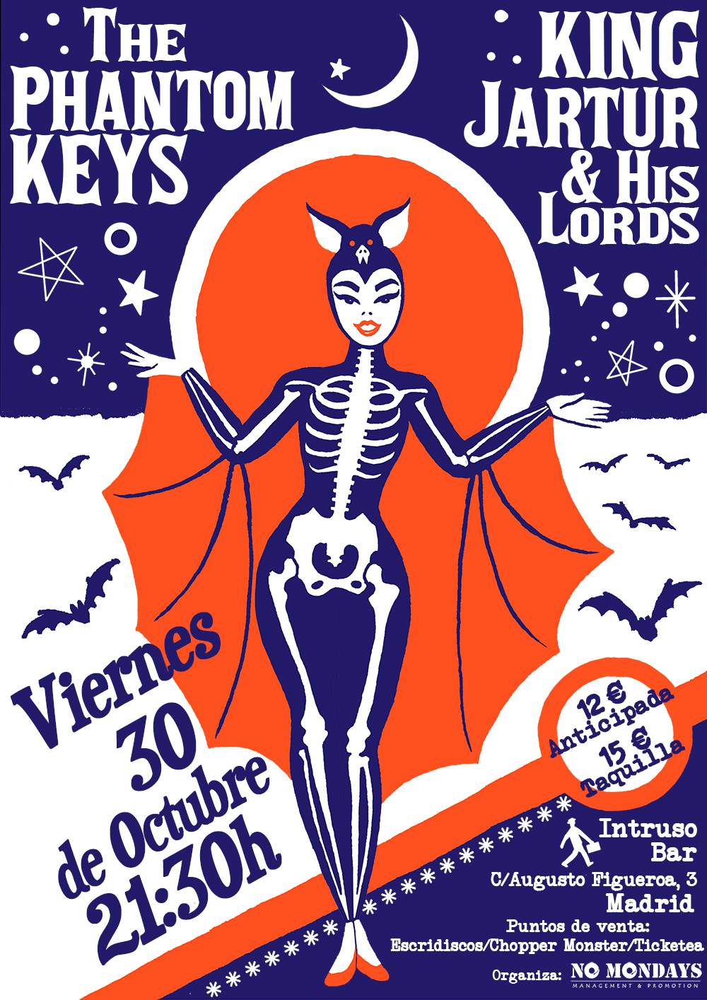 The Phantom Keys + King Jartur & His Lords - Viernes 30 de octubre en El Intruso Madrid PhantomKeys_KingJartur