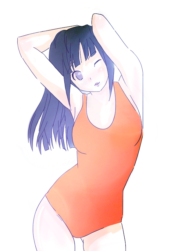 Encuentro con un héroe [Privado Alfred F. Jones] Hinata_is_a_sexy_beach_girl_by_Sugar_san