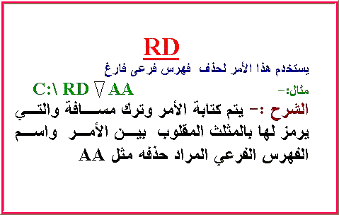 شرح جميع أوامر الدوس Dos Commands 24