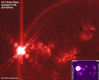 2013 - Altro potente brillamento solare, il più forte del 2013!  May14_2013_x3.2