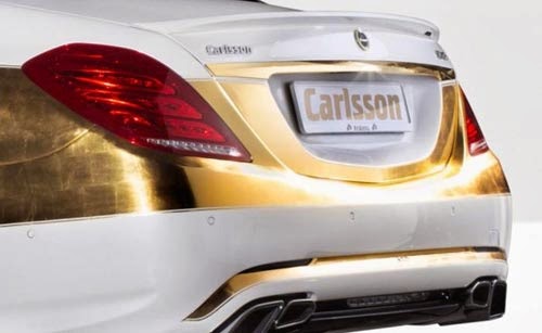  اصدار سيارة مرسيدس تحتوي على 278 قطعة من الذهب  Mercedes-cs50-gold-5