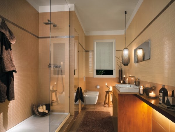 حمامات مجموعة تصميمات جذابة جداً  8-Walk-in-shower-cubicle-600x453