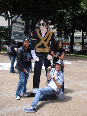 "Tributo a Mj en la Plaza La Castellana  42