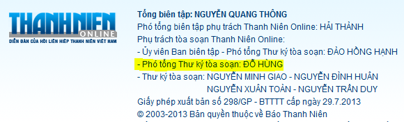 Phó TTK báo Thanh Niên Online hay ngôi sao "rận chủ" Mr. Đỗ  Do-Hung-Thanhnien