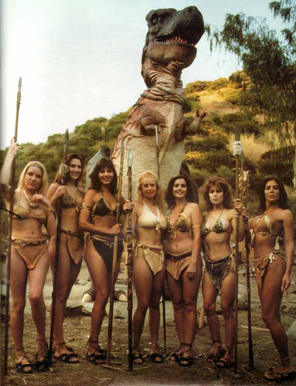 Women Wearing Revealing Warrior Outfits - Page 14 Dinosaur-island-movie-girls-spears