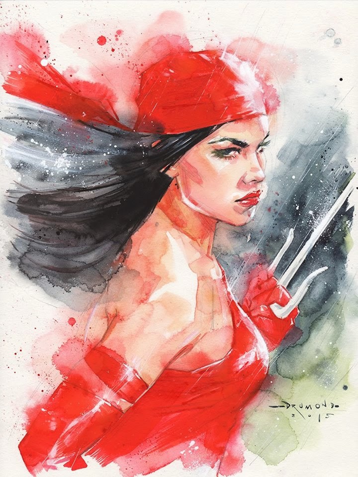 Galeria de Arte (6): Marvel, DC Comics, etc. - Página 28 Elektra%2Bpor%2BRicardo%2BDrumond