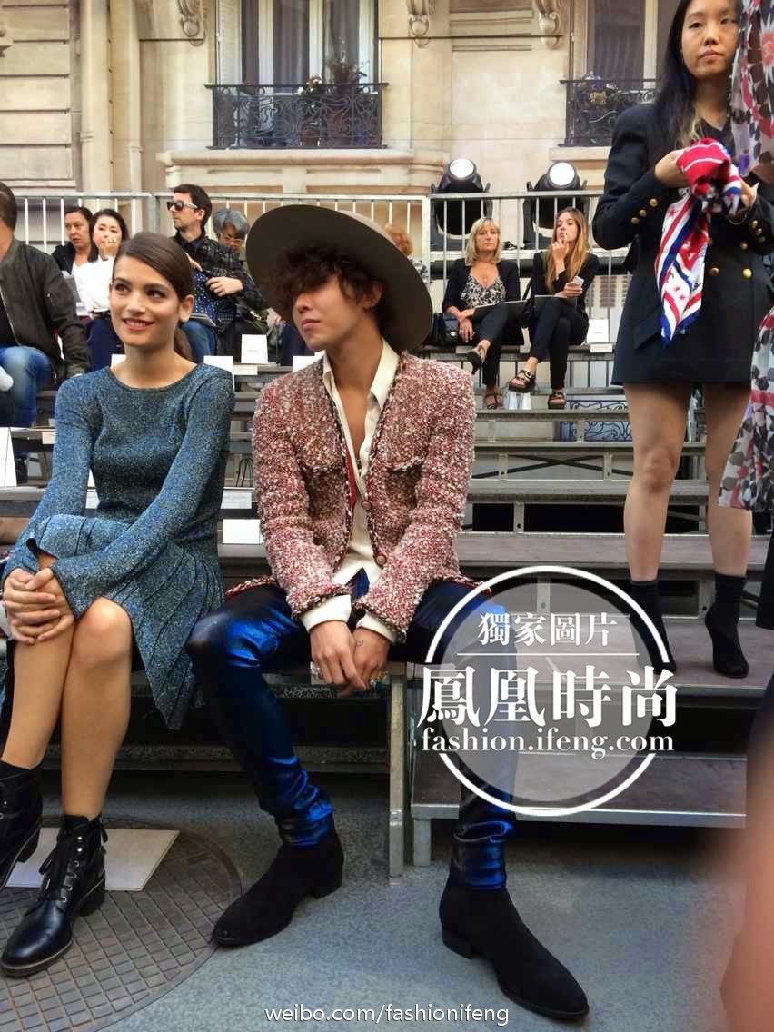 [30/9/14][Vid/Pho] G-Dragon @ Chanel S/S 2015 Show ở Paris G-dragon-chanel-ss-2015-paris_010