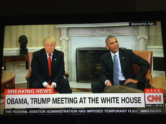 Donald Trump And Barack Obama Meet At The White House (photos) Trump