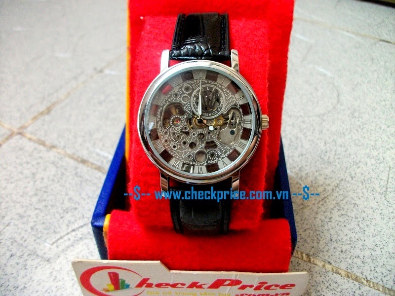 Đồng hồ đeo tay dây da sang trọng lịch lãm cho phái mạnh Rolex%2B550%2Bbac