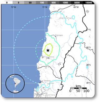 Terremoto Magnitud 6.7 - ATACAMA, CHILE. T301