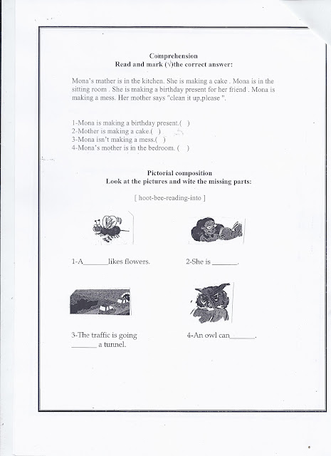  تعليم الاسكندرية: نشر كل امتحانات الصف الثاني الابتدائي "عربى ولغات" نصف الترم الأول 2015 Scan0004