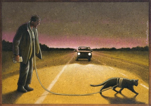 عجز لساني فتكلمت ريشتي Meaningful-Pawel_Kuczynski_Drawings_82