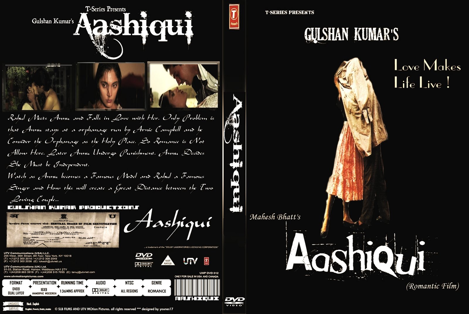 AASHIQUI (1990) con RAHUL ROY + Jukebox + Sub. Inglés Aashiqui