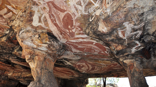 Découvertes archéologiques Art_rupestre_australie