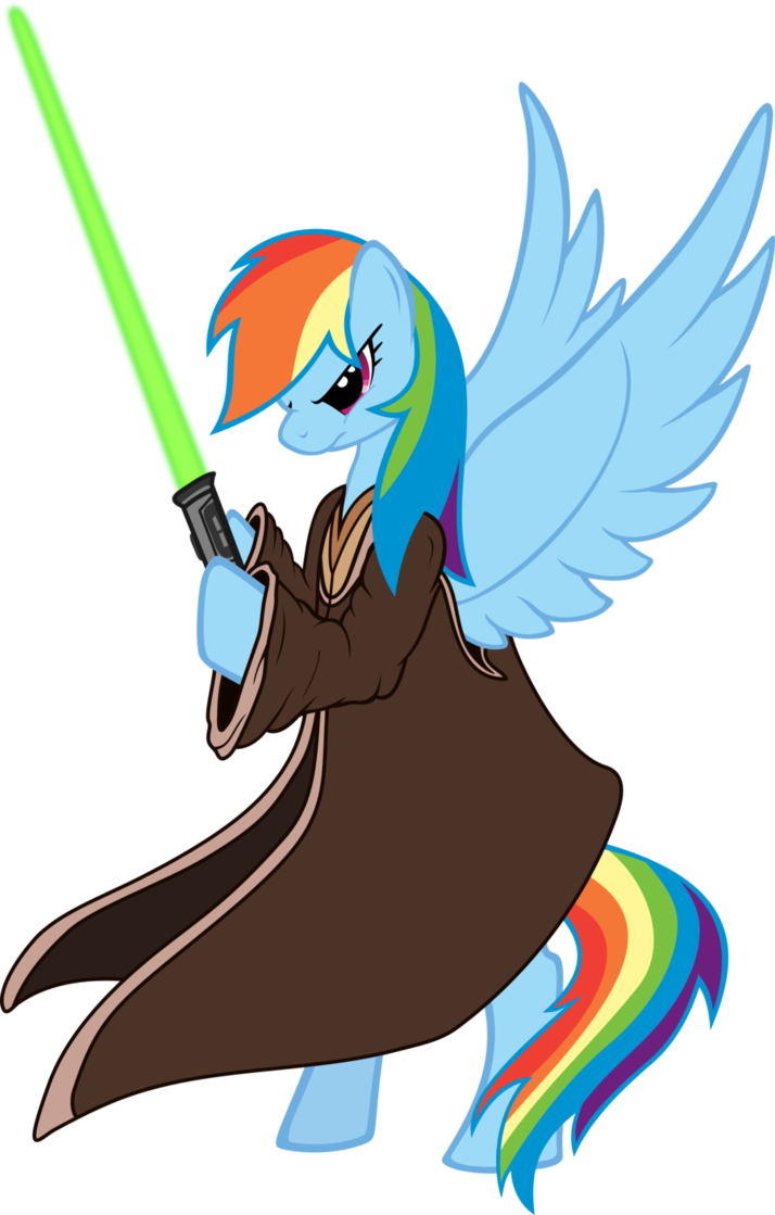 WHY U NO POST MOAR? - Page 4 Rainbowdashjedi_by_roguedarkjedi-d43avso