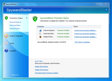  البرنامج مجاني. الموقع الرسمي للبرنامج رقم اصدار البرنامج : 4.6   تحميل برنامج SpywareBlaster من هنا - رابط مباشر %D8%A8%D8%B1%D9%86%D8%A7%D9%85%D8%AC%20SpywareBlaster