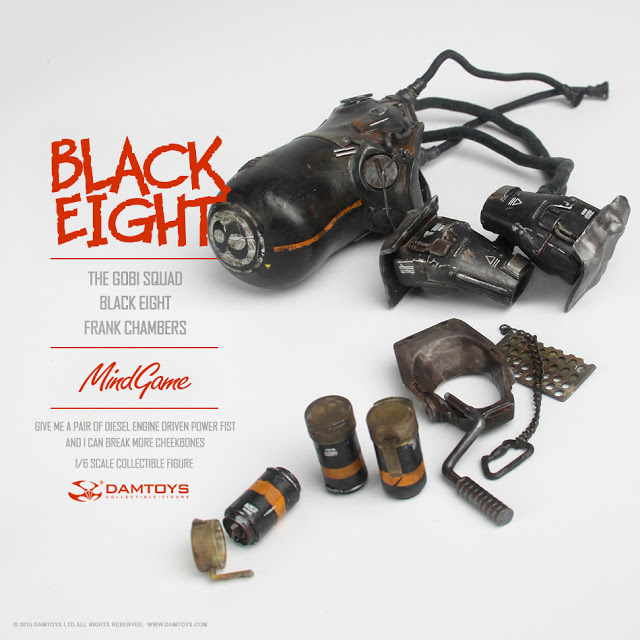 [Dam Toys]  MindGame - The Gobi Squad - Black Eight - Frank Chambers L12