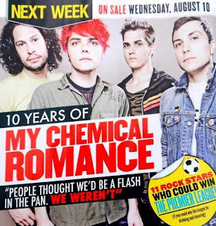 MCR en la portada de la nueva Kerrang! Jo