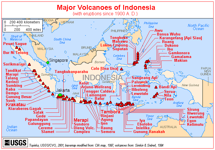 Indonésie, le volcan Soputan est entré en éruption Map_indonesia_volcanoes