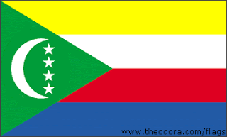 நாடுகளும் அதன் கொடிகளும் - C வரிசை  Comoros_flag