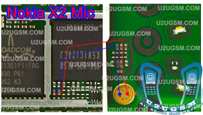 حل مشكلة مايك نوكيا X2-02 80785498900191456723