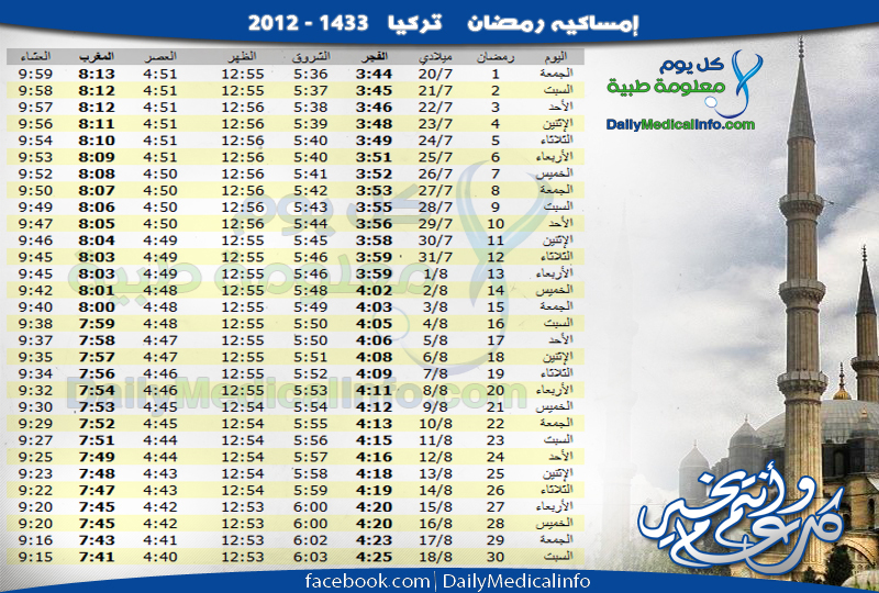 امساكيه رمضان لجميع الدول العربية 1433 - 2012 %D8%B7%DA%BE%D8%B7%C2%B1%D8%B8%C6%92%D8%B8%D9%B9%D8%B7%C2%A7%20copy