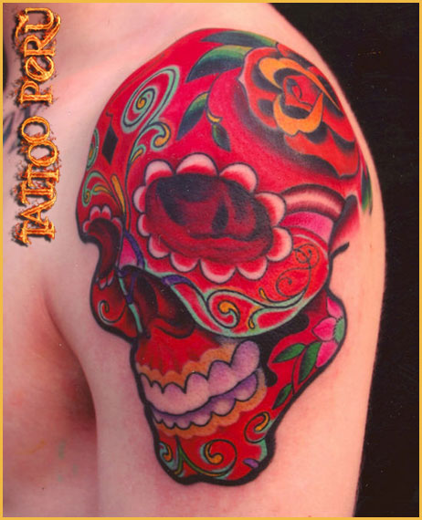 Tatuajes: Historia de los Tatuajes. Estilo_mexicano