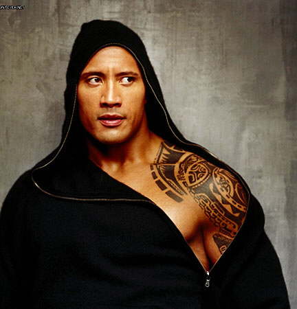  The Rock , صور ابطال المصارعة 2013 , صور نجوم المصارعة الحرة 2014 Celebrity-tattoo-designs-pictures-the-rock-tattoos-wwe-b-o-tattoodonkey.com