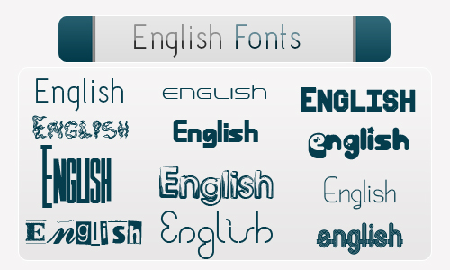 2014 , 2015 , للفوتوشوب , اجنبية , تحميل , خطوط , غربية English