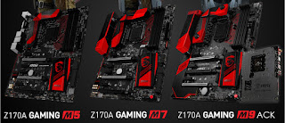 Οι Gaming "M" Series Z170 μητρικές της MSI εμφανίζονται FREEGR