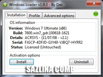 Cara Aktivasi Windows 7 Windows.7.Loader.v1.9.3