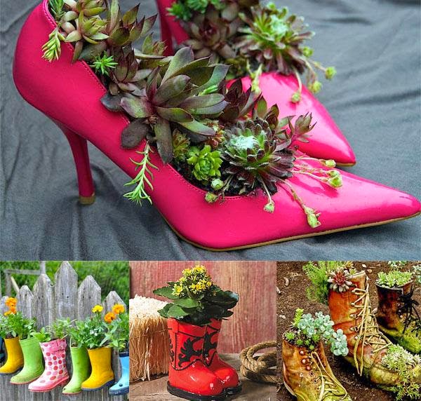 Give Your Old Shoes a New Chance And Turn Into a Wonderful And Unique Decoration For Your Garden 8