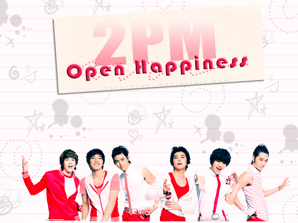 2pm wallpaper 2PM_Wallpaper__Open_Happiness_by_naru_hoshi