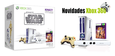 Anunciada edição limitada do"Xbox 360 Star Wars Kinect" !! Sttas