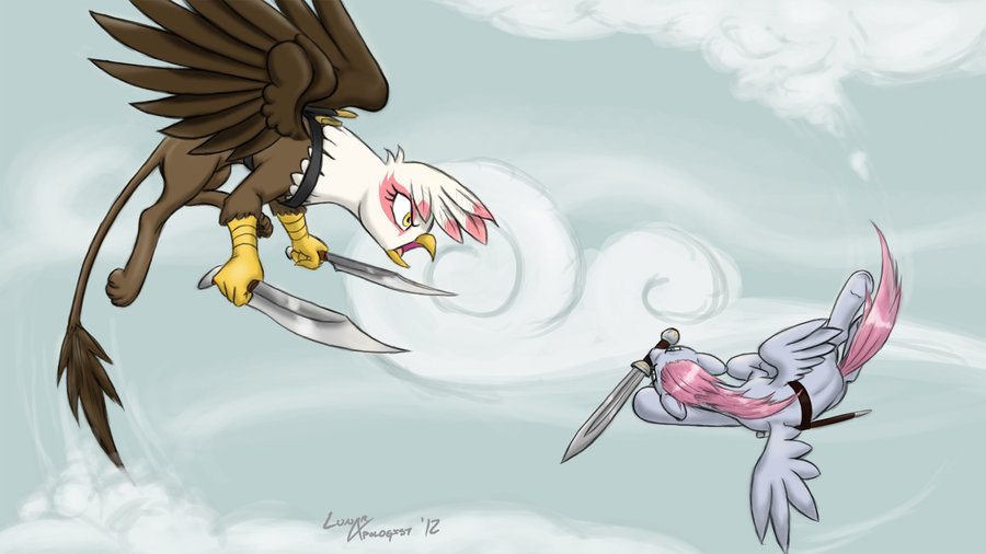 Imagespam Central - Page 21 Aerial_duel_by_lunarapologist-d4q6tkg