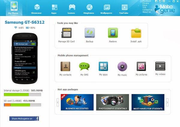 Mobogenie لادارة هواتف الاندرويد وتثبيت التطبيقات من الكمبيوتر Mobogenie-manage-android-devices