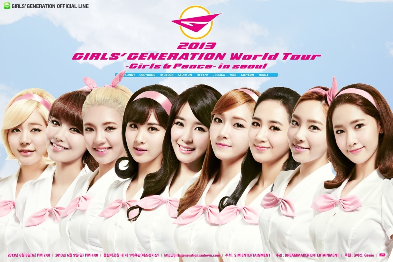 [PIC][04-06-2013]Girls' Generation World Tour Girls&Peace in Seoul Poster  130607girlsandpeace