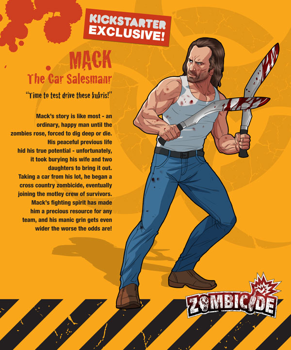 Zombicide personajes MACK