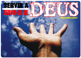 A frase "servir a Deus Servir_se