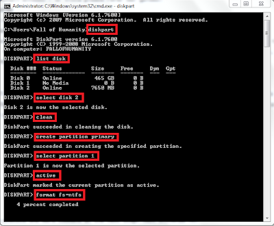 How to make your pendrive bootable using Command Prompt  Capture
