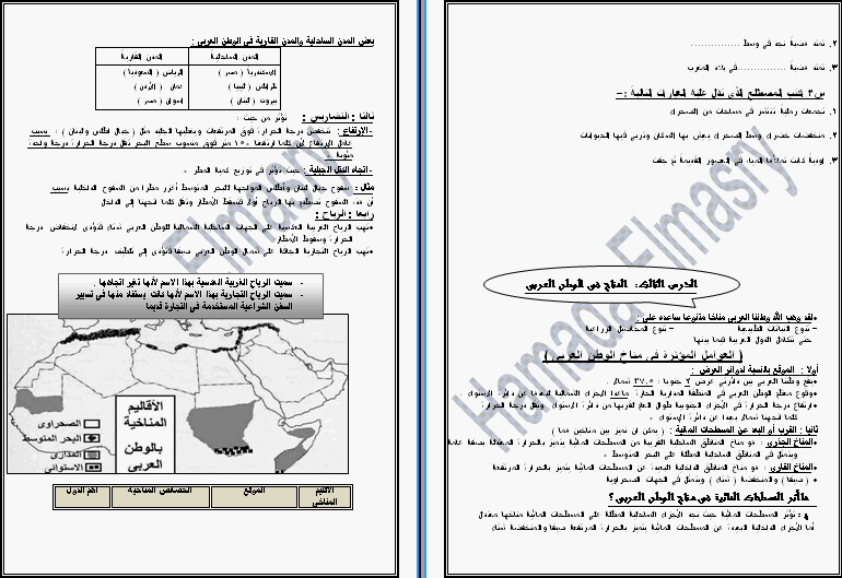 شرح ومراجعة درايات للصف الثانى الاعدادى الترم الاول 84