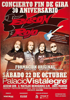 * DESPEDIDA DE LA FORMACIÓN ORIGINAL DE BARÓN ROJO Cartel_madrid_10_2011