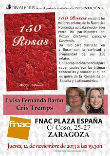 Presentación de "150 rosas" en Zaragoza, 14.11.13 DIVALENTIS